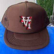 Accessories New Upside Down La Trucker Hat With Hearts Poshmark