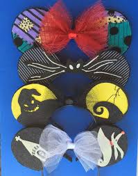 From mickey mouse — the true original — and mickey's friends, like his sweetheart minnie mouse, to the nightmare before christmas, disney villains and more. Nightmare Before Christmas Ears Diy Disney Ears Nightmare Before Christmas Ears Diy Mickey Ears