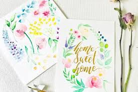 Learn 2 Skills In 1 Workshop Floral Watercolour X Brush Calligraphy Painting Classes In Singapore Calligraphy Class Brush Calligraphy Floral Watercolor
