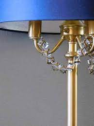 I saw an unattractive brass lamp with a jade colored base. Revamp That Ugly Old Lamp With Spray Paint And Jewelry My Design Rules