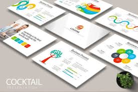 Cocktail Powerpoint By Artmonk On Envato Elements Powerpoint Powerpoint Presentation Templates Presentation Templates