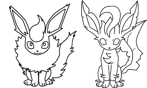 All images found here are believed to be in the public domain. Flareon And Leafeon Coloring Page By Bellatrixie White On Deviantart