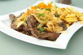 Sliced Calf's Liver With Golden Onions Recipe | Epicurious