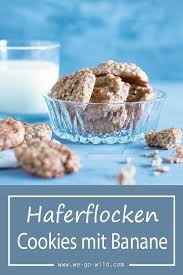 Schnelle Haferflockenkekse Ohne Zucker Und Ohne Mehl Rezept Haferflockenkekse Hafer Kekse Haferkekse Ohne Zucker