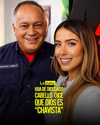 Tendencia Hija de Diosdado Cabello dice que Dios es “chavista” Daniela  Cabello, hija del jerarca chavista y aliado de Maduro, volvió a encender la  polémica al asegurar que “Dios es venezolano y