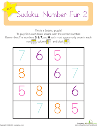 From simple counting to basic addition and subtraction, our math worksheets for. Easy Sudoku Puzzle Worksheet Education Com Kindergarten Math Worksheets Sudoku Puzzles Pattern Worksheets For Kindergarten