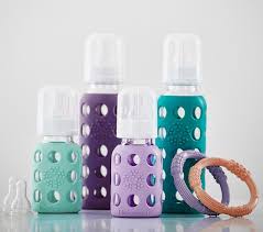 Blueberry Lifefactory Mixed Baby Bottle Starter Set Pottery Barn Kids