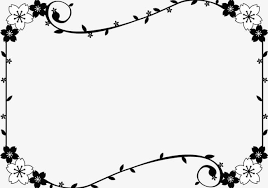 Clip art flower border border from tropical flowers and leaves royalty. Black Flower Border Curve Png Clipart Black Black Clipart Border Clipart Curve Curve Clipart Free Png
