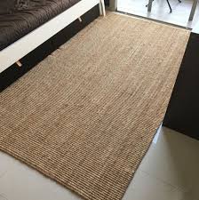 Ikea mentions that the rug may need to be in a well ventilated room for a day or two to get rid of the smell. Ikea Carpet Lohals Furniture Home Living Home Decor Carpets Mats Flooring On Carousell