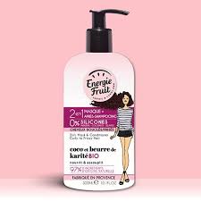 Energie Fruit 2en1 Masque Apres Shampooing Coco Beurre De Karite Bio Beurre De Karite Bio Shampoing Sans Sulfate Beurre De Karite