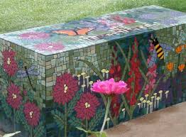 Mosaik Basteln Stein Mosaik Im Garten Mosaikgarten Mosaik Gartenkunst Mosaik