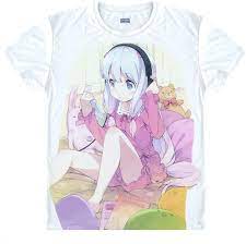 Amazon.com: GO2COSY Anime Eromanga Sensei Short Sleeve Sagiri Izumi Tee  Tops T Shirt Costume : Clothing, Shoes & Jewelry