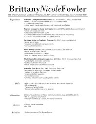 Clean Simple Resume Resumetipsobjective