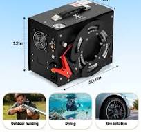 TUXING Pcp Air Compressor 4500psi High Pressure Portable Auto-Stop PCP Air  Pump