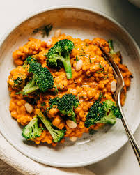 Cheesy Vegan Broccoli & Barley with White Beans | The First Mess