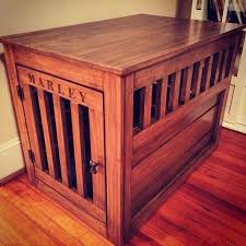 Revised Dog Crate Do It Yourself Home Projects From Ana White Dog Crate Furniture Dog Crate End Table Diy Dog Crate