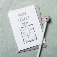 As father's day is around the corner, needless to say, you need to come up with an awesome idea to celebrate it. Personalised Draw Your Own Father S Day Card Posh Totty Designs