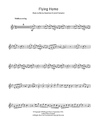 Ella Fitzgerald Flying Home Sheet Music Notes Chords Score Download Printable Pdf Sheet Music Notes Music Notes Sheet Music