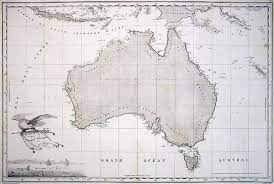 First Map Of Australia The First Map Of Australia – Perdita Phillips
