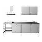 Udden Kitchen In Black And Without The Upper Cabinets Ikea Inspiration Kitchen Interior Upper Cabinets