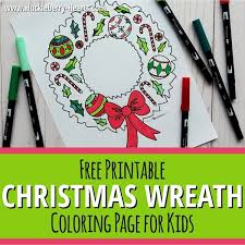 Check spelling or type a new query. Festive Christmas Wreath Printable Huckleberry Hearts