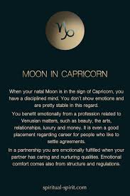Moon In Capricorn Sidereal Astrology Capricorn Moon Moon Sign Astrology