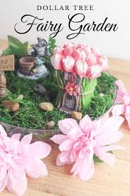 The flowers that were bright in color took at least 2 dips to cover. Dollar Tree Fairy Garden