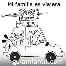 Elige tu imágen para colorear de feliz cumple favorita. Postales Para El Dia De La Familia Familia De Vacaciones