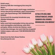 Tidak mengajar ilmu agama pada isteri. Ketika Istri Atau Anak Berbuat Maksiat Apakah Suaminya Atau Ayahnya Menanggung Dosa Mereka Kutipan Pernikahan Belajar Motivasi