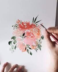 Amazing forest acrylic painting video. Fleurs D Aquarelle Artistes Nouvelles Idees Jardin Miniature Idee Loose Watercolor Flowers Watercolor Flowers Tutorial Watercolor Flowers