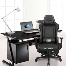 Gaming Office Chair Ergonomic Desk Chair High Back Racing Computer Chair Swivel Executive Chair With Lumbar Support And H Chair Ergonomic Desk Chair Desk Chair