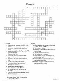 Physical geography of the galapagos islands. Geography Crossword Worksheets Teaching Resources Tpt