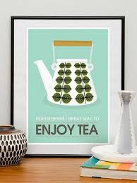 Posters Retro Scandinave Paperblog L Art Du The Affiches De Cuisine Affiche Retro