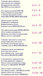 как выучить таблицу умножения на 3 за 5 минут Kak Bystro I Legko Vyuchit Tablicu Umnozheniya Naizust Za 5 Minut V 2020 G Umnozhenie Tablicy Umnozheniya Izuchenie Tablicy Umnozheniya