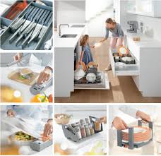 In furniture design, and particularly when it comes to the kitchen, storage and organisation are vital factors. Blum Orga Line Kitchen Accessories Kit
