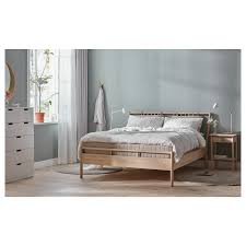 Bjorksnas Bettgestell Birke Lonset Ikea Deutschland In 2020 Adjustable Beds Wood Bed Frame Bed Frame