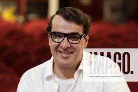 Madrid, Spain: Actor LUIS MERLO poses during a portrait session at the  Alcazar theater in Madrid