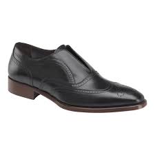 Johnston Murphy Cormac Wingtip Slip On Black Made In Italy 24 3087 Ed S Fine Imports