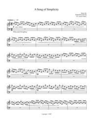 Sheetzbox is a free legal sheet music source for musicians of all ages and levels, aimed to help them improve their piano playing skills by providing them downloadable and printable sheet music. Elijah Bossenbroek A Song Of Simplicty Free Sheet Music Download Pdf Free Sheet Music Piano