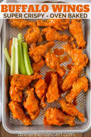 The Best Buffalo Wings You Ll And They Re Oven Baked Tossed With A Delicious Buffalo Wing Sauce Hot Wing Recipe Chicken Wing Recipes Chicken Wings Recipe Oven