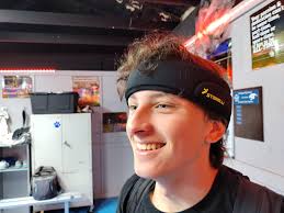 Nate sporting some special headwear after his OT winner