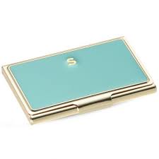 Kate spade small card holder wallet lucky clover embossed purple lilac. Kate Spade One In A Million Business Card Holder S Borsheims