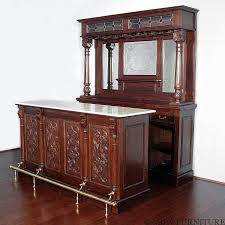 Solid Mahogany Victorian Home Pub Bar W Marble Top Mirrored Back So Home Pub Home Bar Furniture Bars For Home
