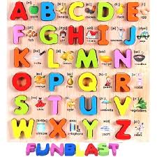 See more ideas about alphabet wallpaper, stylish alphabets, . Buy Funblast 3d Wooden Capital Alphabet Puzzles With Pictures For Children Montessori Educational Learning Abc Letters Puzzle Board Toy Multicolor Online At Low Prices In India Amazon In