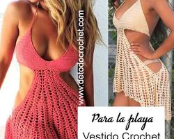 Imagen de Vestido de crochet más sexy