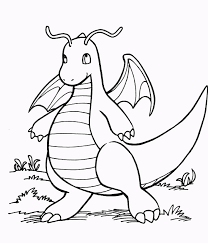 Click the dragonite 4 coloring pages to view printable version or color it online (compatible with ipad and android tablets). Pokemon Coloring Pages Dragonite Coloring Home