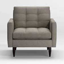 Spend this time at home to refresh your home decor style! Petrie Light Grey Midcentury Chair Reviews Crate And Barrel