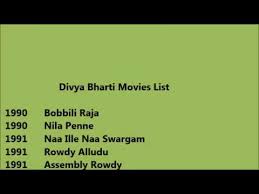 Divya Bharti Movies List Youtube Bollywood best act of divya bharti movies. divya bharti movies list youtube
