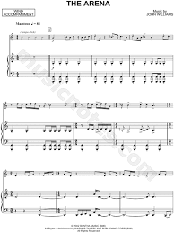 The arrangement code for the composition is cb. The Arena Trombone Piano By Star Wars Episode Ii Attack Of The Clones Sheet Music Collection Solo Accompaniment Instrumental Parts Print Play Sku Cl0003470