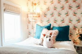 Select from premium wallpaper accent wall of the highest quality. Small Girls Bedroom Makeover With Wallpaper Accent Wall Nesting With Grace